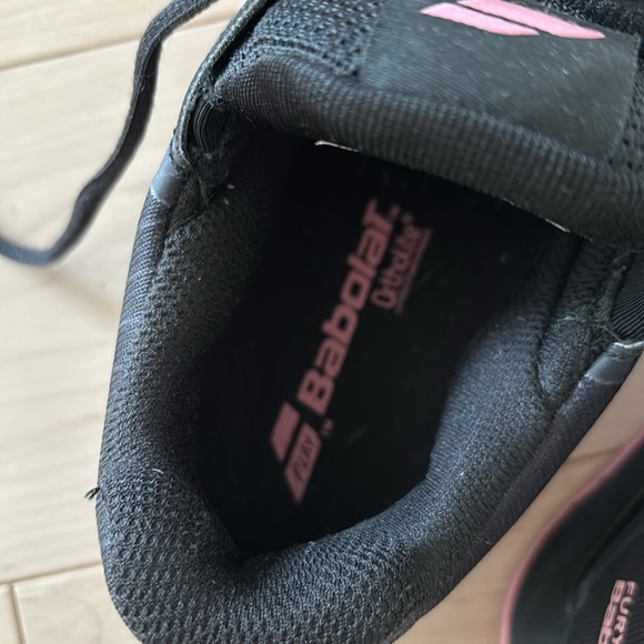 Babolat tennis shoes - Women's Propulse Fury Clay - Black/Pink - size 8.5 - Picture 5 of 7